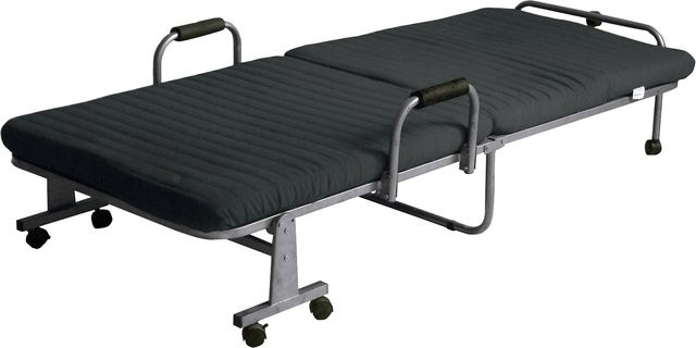 HTI-Living Klappbett Lottje aus Metall in Grau - Bild 1