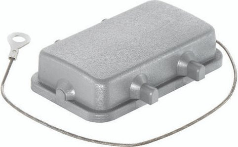 HARTING Abdeckkappe 09300105417 aus Kunststoff in Silber - Bild 1