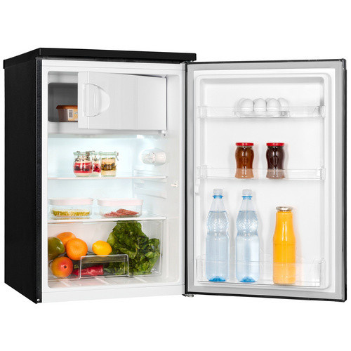 Exquisit Kühlschrank KS16-4-051C in Silber, 107 l, B/H/T: 54,9 x 84,5 x 55,7 cm - Bild 1