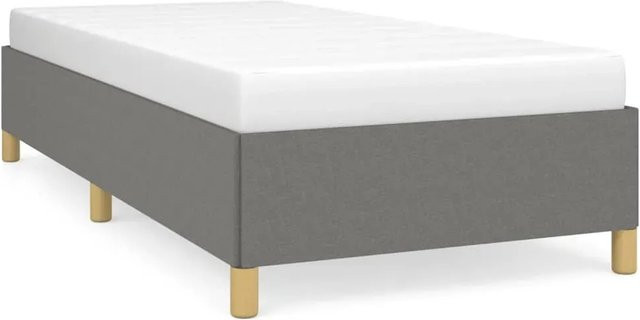 vidaXL Bettgestell aus Stoff in Grau mit Polsterrahmen B/T/H: 80 x 200 x 35 cm - Bild 1