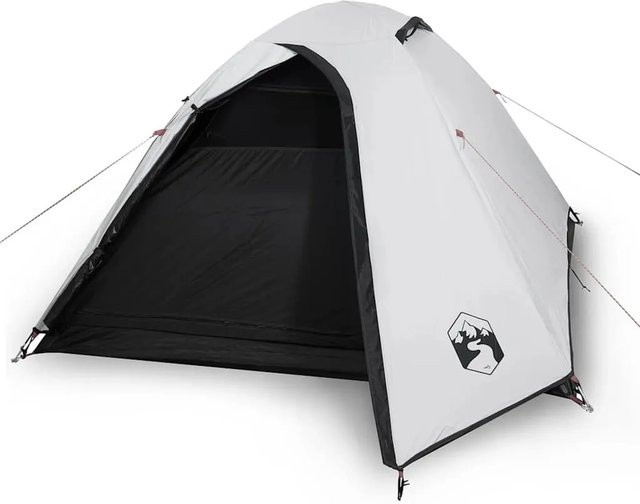 Furnicato Campingzelt Kuppel Weiß Verdunkelnd H x B x T: 120 x 210 x 195 cm - Bild 1
