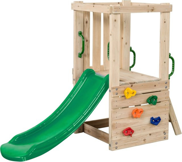 Swing King Spielturm Mari in Grün aus FSC-zertifiziertem Holz B/T/H: 120 x 65 x 170 cm - Bild 1