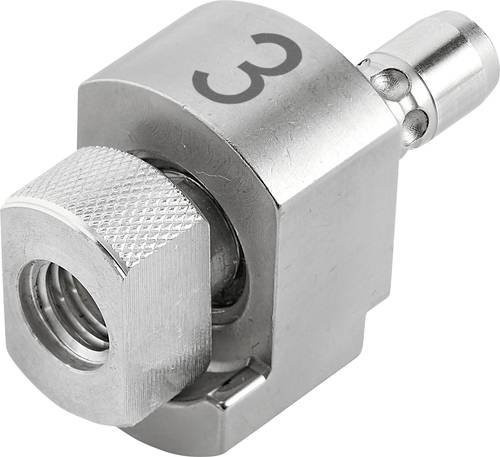 Flex 492418 Exzentrischer Adapter freilaufend in Silber mit 3mm Hub - Bild 1