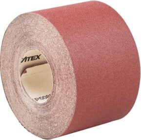 PFERD Korund Schleifbandrolle Papier SBR-P A80 für Holz und Metall, Farbe: Braun, Breite: 11,5 cm, Länge: 25 m - Bild 1