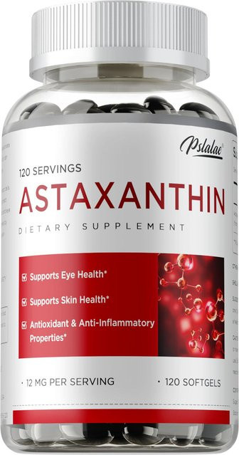 Pslalae Astaxanthin 12mg Nahrungsergänzungsmittel, Unisex - Bild 1