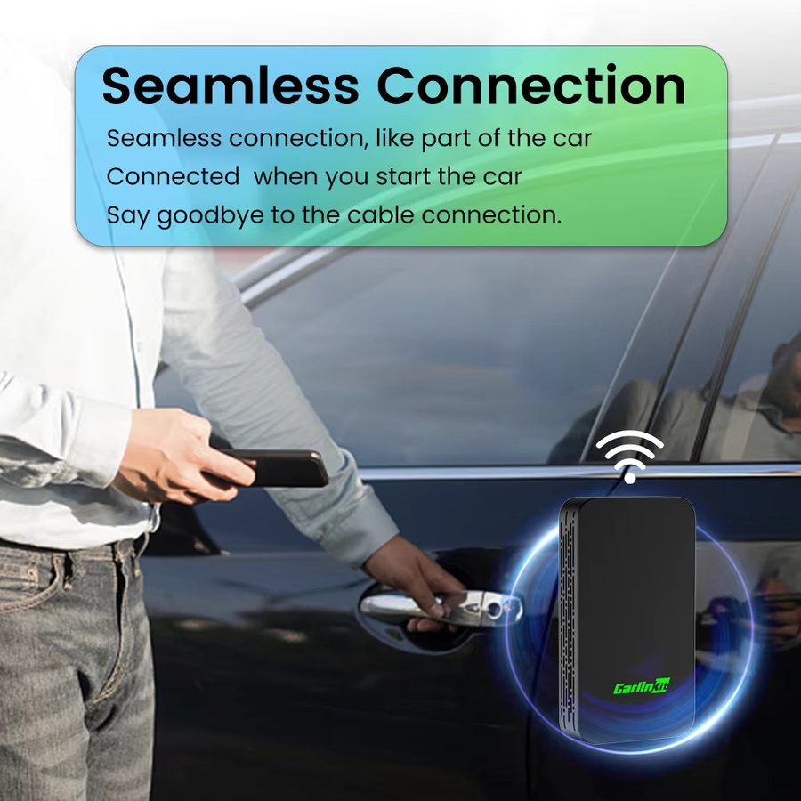CarlinKit 5.0 2Air Wireless CarPlay und Android Auto Adapter in Schwarz mit Wi-Fi und Bluetooth - Bild 5