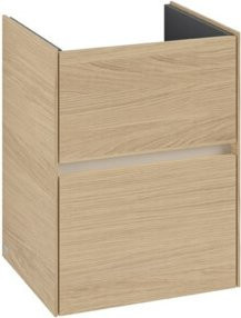 V&B Waschtischunterschrank Collaro mit Waschtisch und LED-Beleuchtung, Farbe Nord Oak, B/T/H: 120 x 61 x 40,4 cm - Bild 1