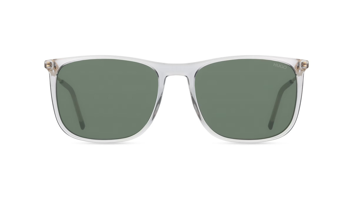Hugo Boss 207437 Sonnenbrille Vollrand, Eckig, Kunststoff, grau, Herren - Bild 1