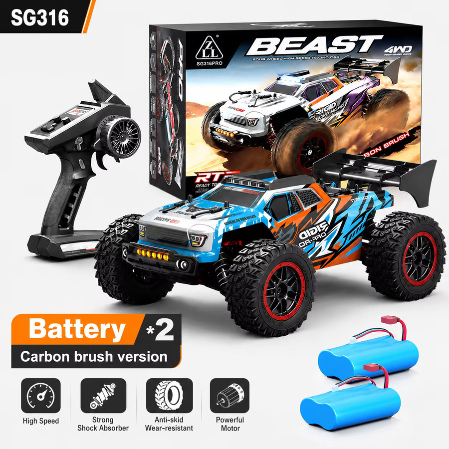 ZNLYRION SG316 RC Offroad-Auto, 1:16, mit LED-Lichtern - Bild 3