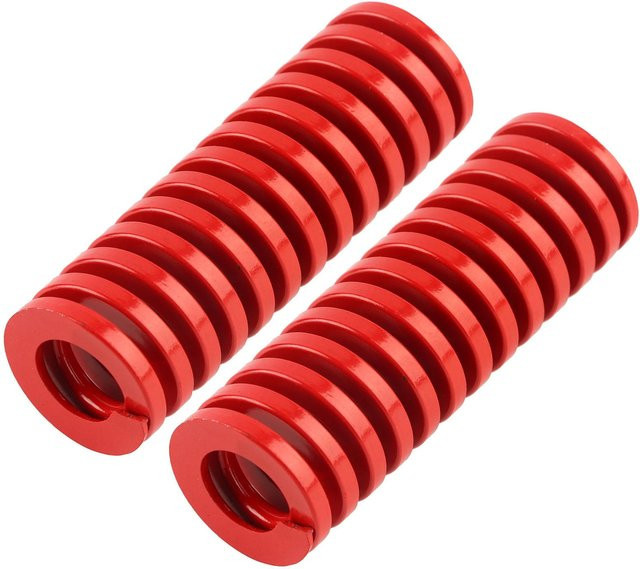 2 Stück Fishine Matrizenfeder in Rot und Braun, mittlere Last, AD 30mm ID 15mm, Stahl - Bild 1
