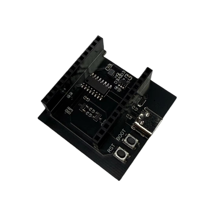 Adapterplatine WT32-ETH01 ESP32-ETH02 mit CH340C USB-Treiberchip und USB-C Anschluss in Schwarz - Bild 2