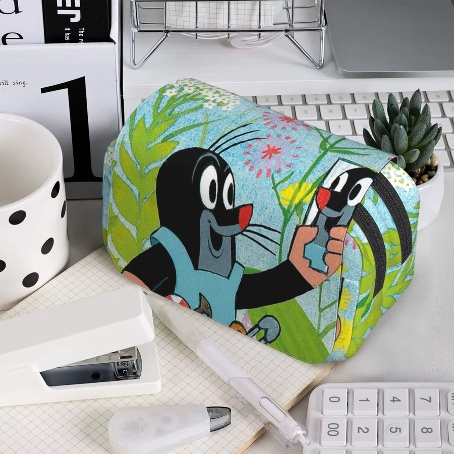 Mole Happy Krtek Federmäppchen aus Leder in Multicolour als Stifthalter und Aufbewahrungsbox für Stifte und Bleistifte - Bild 5
