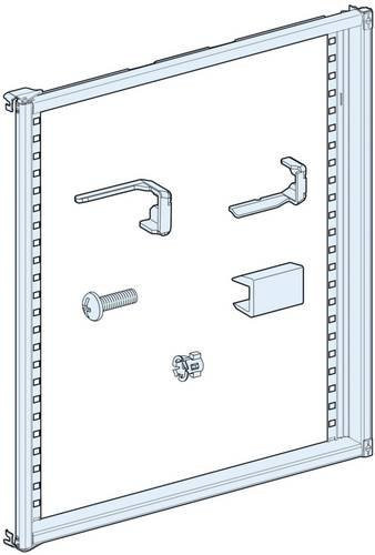 Schneider Electric PrismaSeT-P Frontplattenträger schwenkbar, Farbe: Weiß/Silber, Breite: 65 cm, Höhe: 12 Module - Bild 1