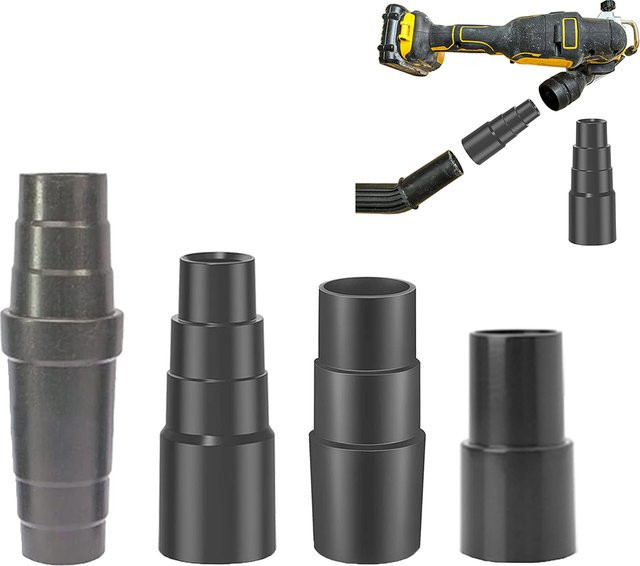 4-teiliges Vakuum-Aufsatz-Adapter-Set von Vacext's für Pool-Schläuche, umwandelbar von 1 1/2 Zoll auf 1 1/4 Zoll - Bild 1