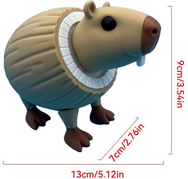 HOME9 3D-gedruckte Italienische Brainrot-Figur Bombombini Gusini Desktop-Ornament aus Kunststoff - Bild 1