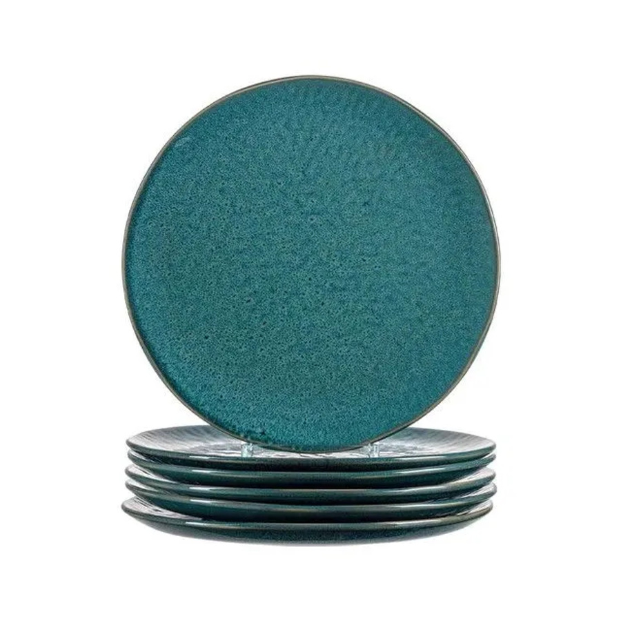 Leonardo Matera Speiseteller 6er Set Blau Keramik Durchmesser: 27 cm - Bild 2