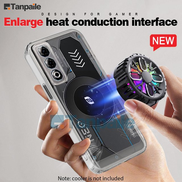 Stoßfeste transparente TPU Gaming-Schutzhülle für Nubia Neo 3 GT 5G mit Wärmeableitung - Bild 1