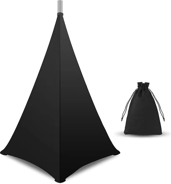 Shunmaii Universal Stativ Abdeckung in Weiß für DJ Licht und Lautsprecher Stand mit flexibler Dehnbarkeit - Bild 1