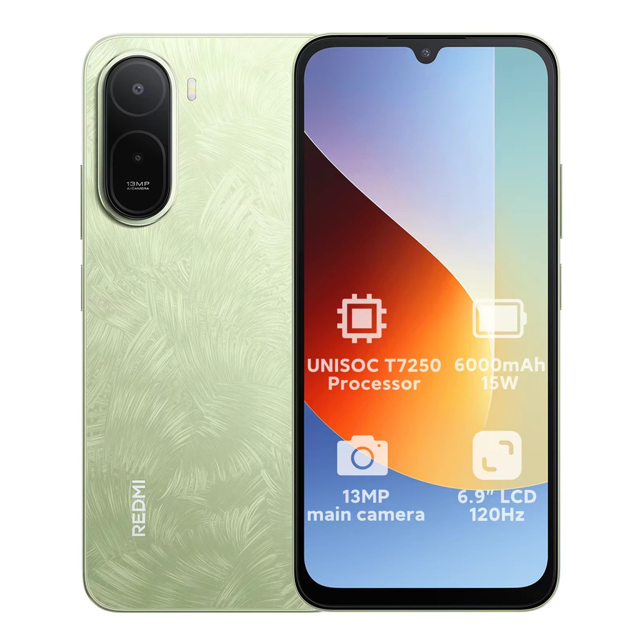 Xiaomi Redmi A7 Pro Smartphone Globale Version mit 6,9 Zoll 120Hz Display, 6000mAh Akku und 13MP Kamera in Grün - Bild 3