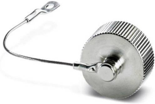 Phoenix Contact Sensor-Aktor-Schutzkappe M23 aus Metall in Silber, 10 Stück - Bild 1