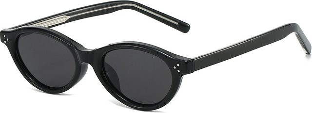 TAC Sonnenbrille Cat Eye, Vollrand, Schwarz, Kunststoff, Damen, polarisiert - Bild 1
