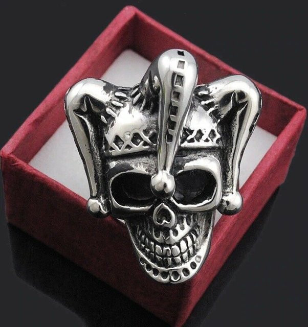 Ring Jewelry Major, Clown, Titan, Weiß, Unisex - Bild 1