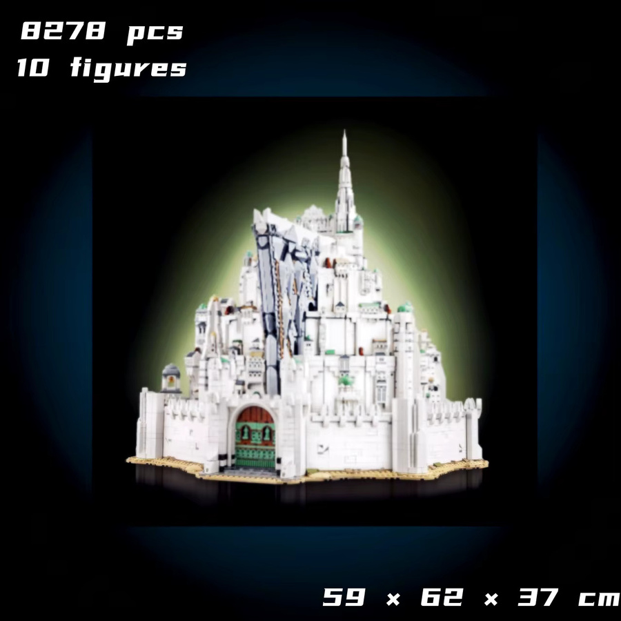 Hot Toys Lord of the Rings Minas Tirith, DIY-Bausteine, 8278 Teile - Bild 1