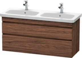 Duravit Waschtischunterschrank DuraStyle in Nussbaum dunkel, B/T/H: 123 x 44,8 x 61 cm - Bild 1