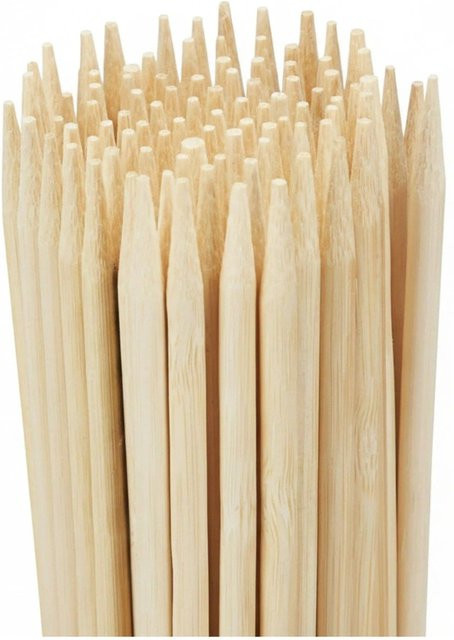 Relaxdays Stockbrot Spieße aus Bambus in Natur, 200er Set, Länge: 90 cm, Durchmesser: 5 mm - Bild 1