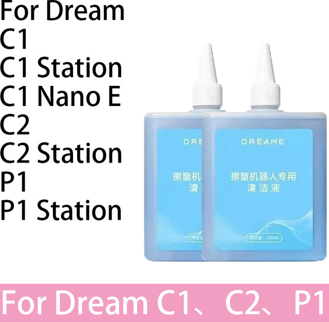 Dreame WINBOT Reinigungslösung Blau 230 ml für Winbot C1, C2 und P1 Station HA57 - Bild 1
