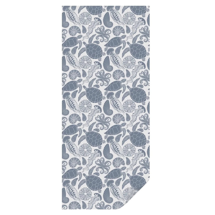 Tulup Fensterfolie Meeresleben Sichtschutz selbstklebend Blau B: 50 cm, H: 116 cm - Bild 2