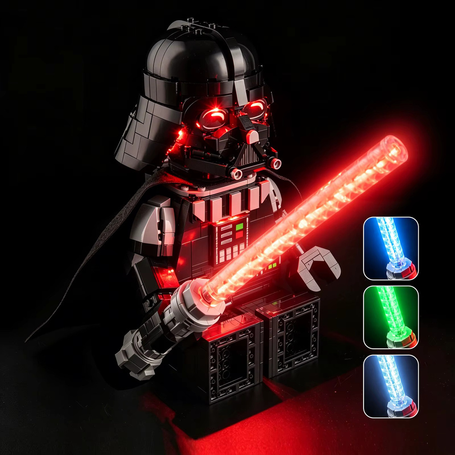 Kyglaring LED-Licht-Set für Darth Vader Minifigur, Bausteine - Bild 2