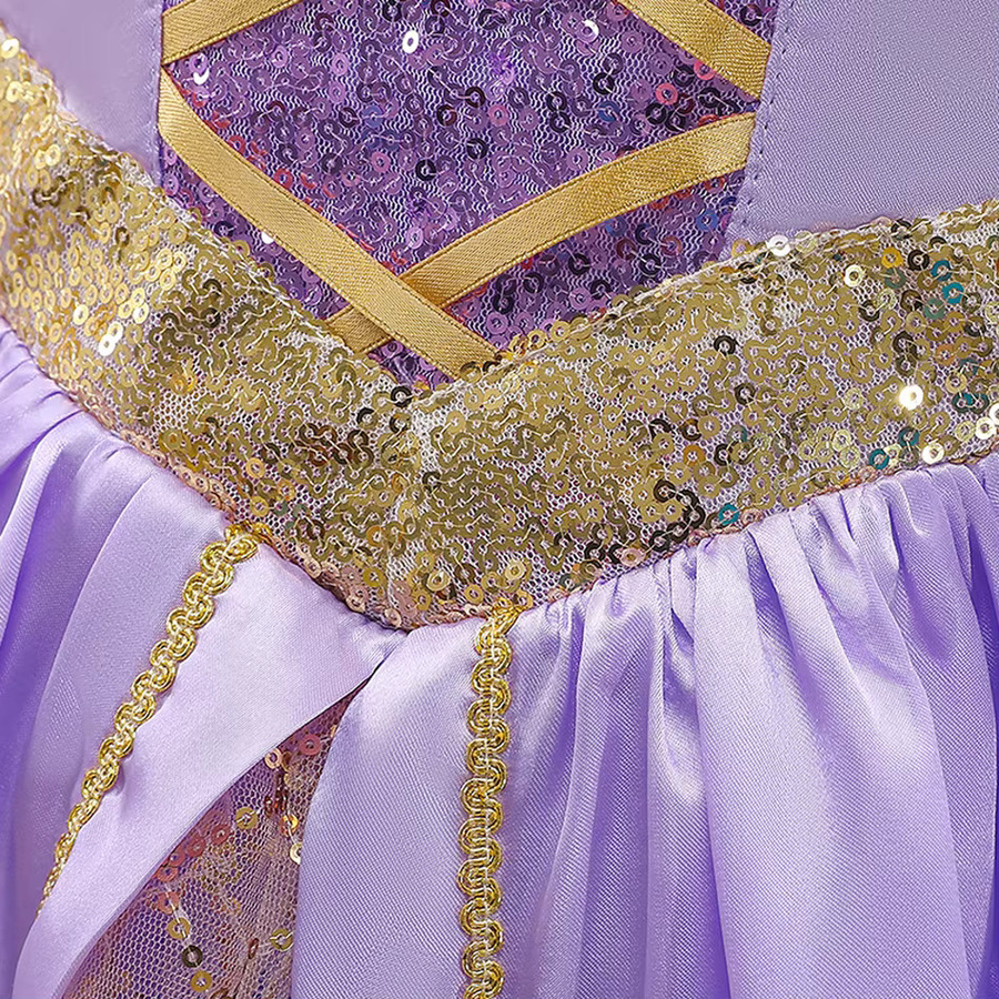 ollobebe Rapunzel Kleid Prinzessin Kostüm Set, Disney, 2-10 Jahre - Bild 2