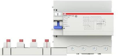ABB FI-Schutzschalter DDA804A-100/0,03AP RCD 100A 0,03A 690V in Weiß - Bild 1