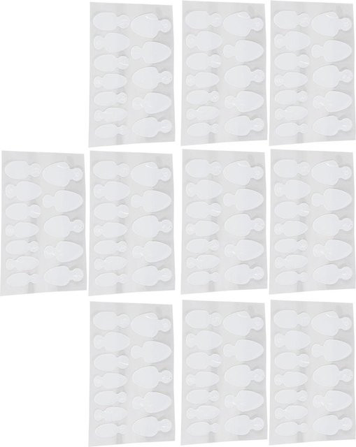 Koogeelife Nageltip-Guide-Aufkleber, 10 Blatt, White, Unisex - Bild 1