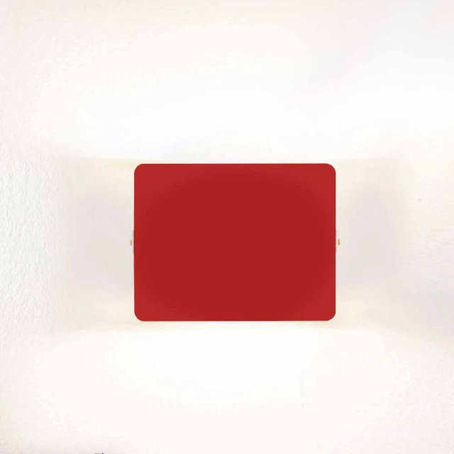 Nemo Lighting Applique LED-Wandleuchte Rot mit schwenkbarem Element und warmweißem Licht (3000K) - Bild 1