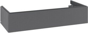 V&B Waschtischunterschrank Antao mit Auszugbeleuchtung in Anthrazit, B/T/H: 118,8 x 49,3 x 25,6 cm - Bild 1