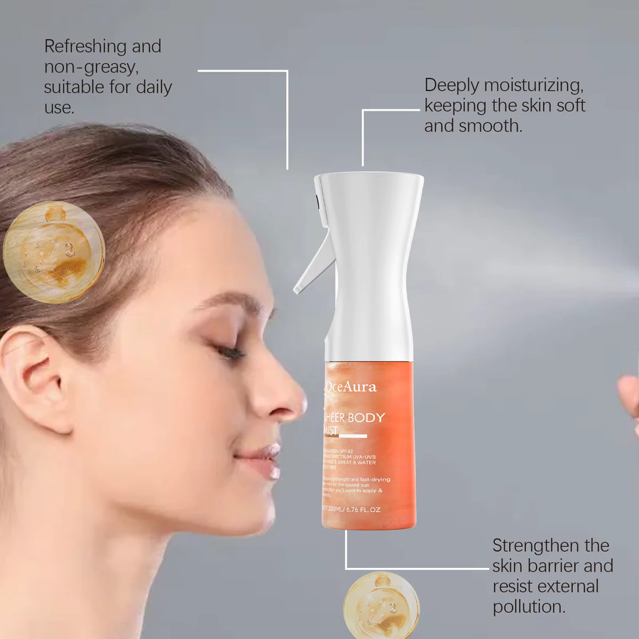 OceAura Sonnenschutzspray für den Körper, LSF 42, 200 ml, Unisex - Bild 2