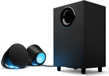 Logitech G560 Lightsync 2.1 Lautsprechersystem für PC in Schwarz mit 120 Watt, Bluetooth und USB-C - Bild 1