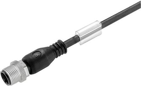 Weidmüller Sensor-Aktor-Steckverbinder konfektionierter Stecker Schwarz 4-polig - Bild 1