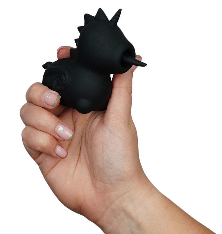 Auflegevibrator Wild Spirit im Einhorn-Design in Schwarz - Bild 3
