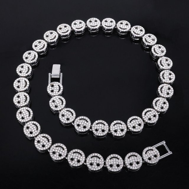 Lucky Star Jewelry Halskette Armband, Silber, Messing, Zirkonia, Unisex - Bild 1