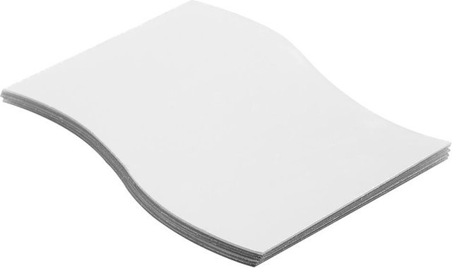 6-teiliges Set mfySpace Wandspiegelaufkleber in Wellenform, weiß, abstrakte Dekoration für Badezimmer und Heimgestaltung - Bild 1