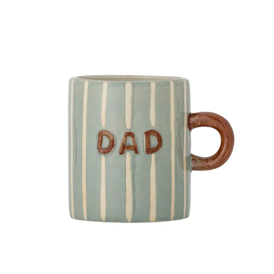 Bloomingville Becher DAD aus blauem Steingut Cherish 325ml - Bild 1