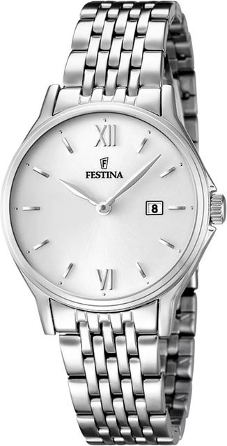Festina Armbanduhr, Quarz, Edelstahl, Silber, 31 mm, Damen - Bild 1