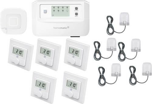 Homematic IP Starterkit Fußbodenheizung in Weiß mit Ethernet/LAN - Bild 1