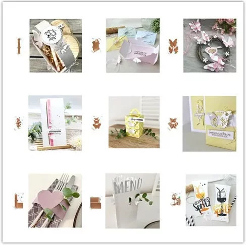 Ziyu Schmetterling Prägestempel für DIY Scrapbooking und Fotoalbum, Mehrfarbig - Bild 1