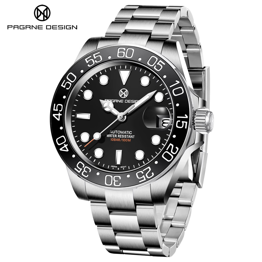 PAGRNE DESIGN Armbanduhr, Automatik, Edelstahl, Saphirglas, 40 mm, Herren - Bild 7