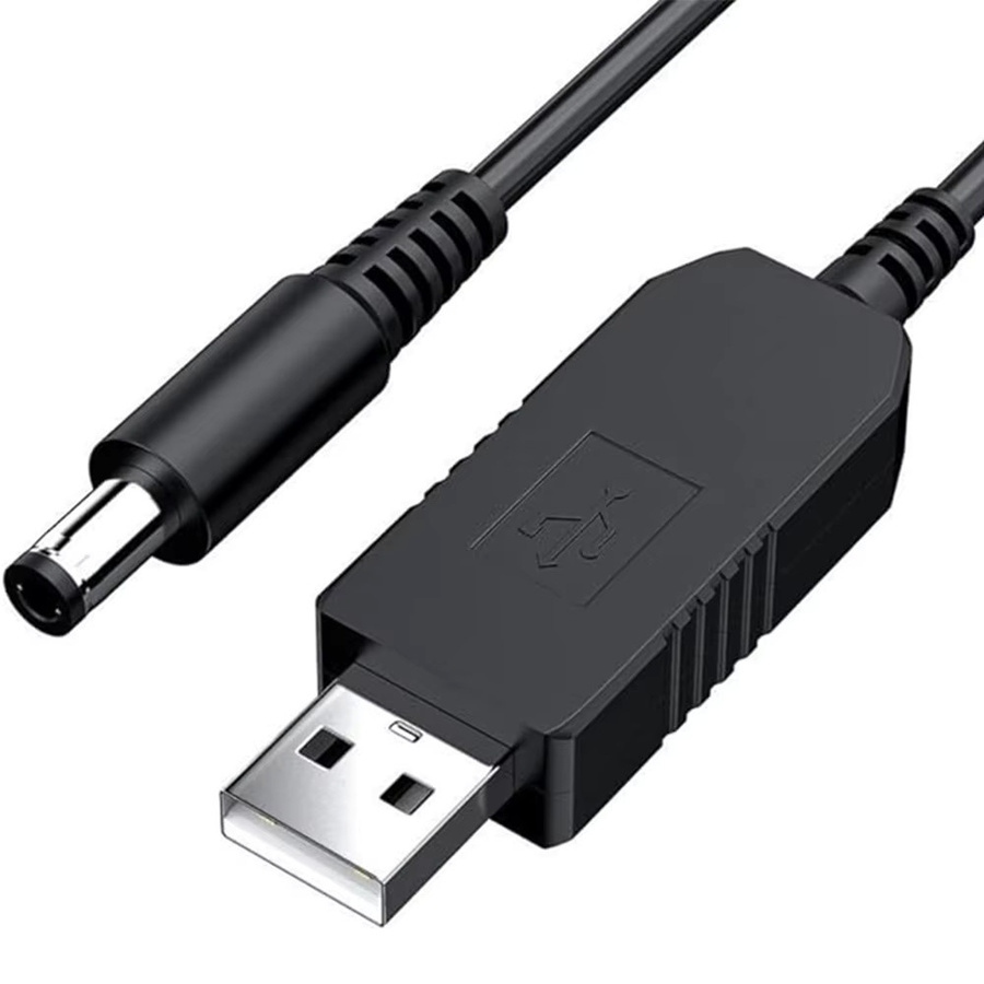 USB zu DC 21V Adapterkabel Schwarz zur Konvertierung von 5V auf 21V zum Laden von Lithium-Batteriesystemen - Bild 5