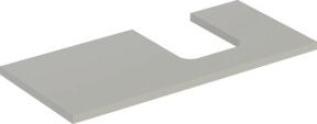 Geberit Waschtisch-Platte One in Greige, lackiert, B/T/H: 105 x 47 x 3 cm - Bild 1